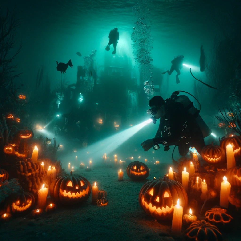 Zaterdag Halloween Duiken Engelermeer duikschool.