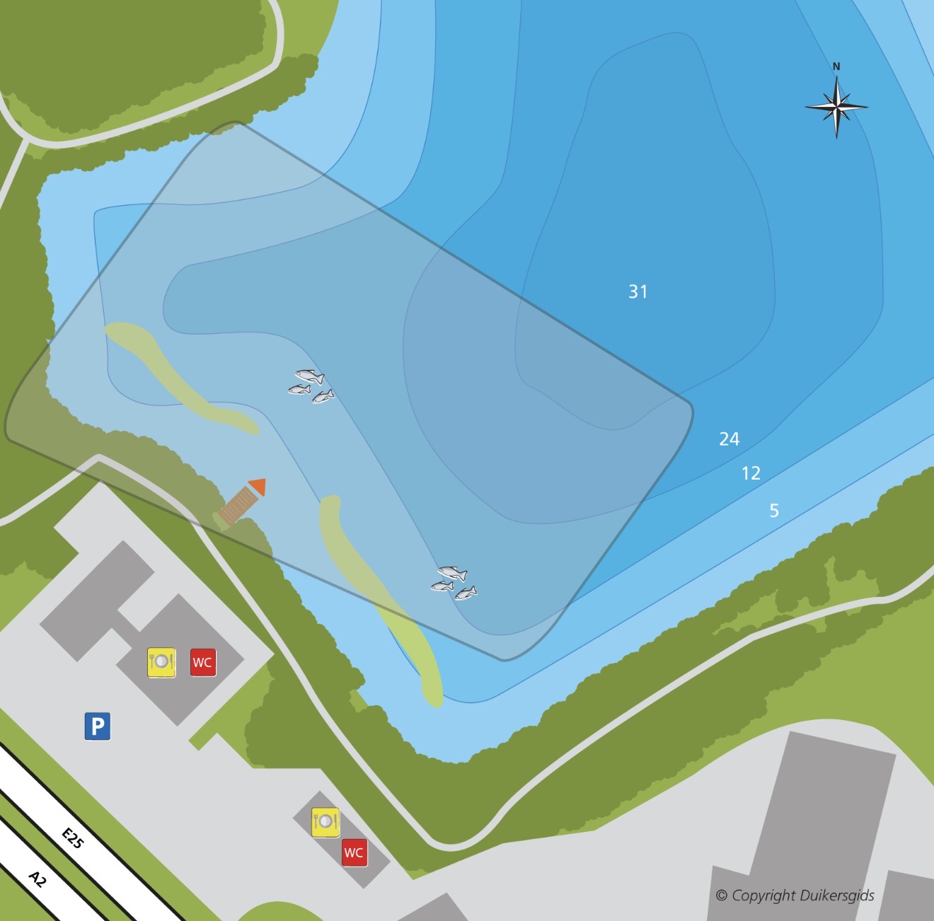 Zondagochtend duik - Rosmalenseplas McDonalds