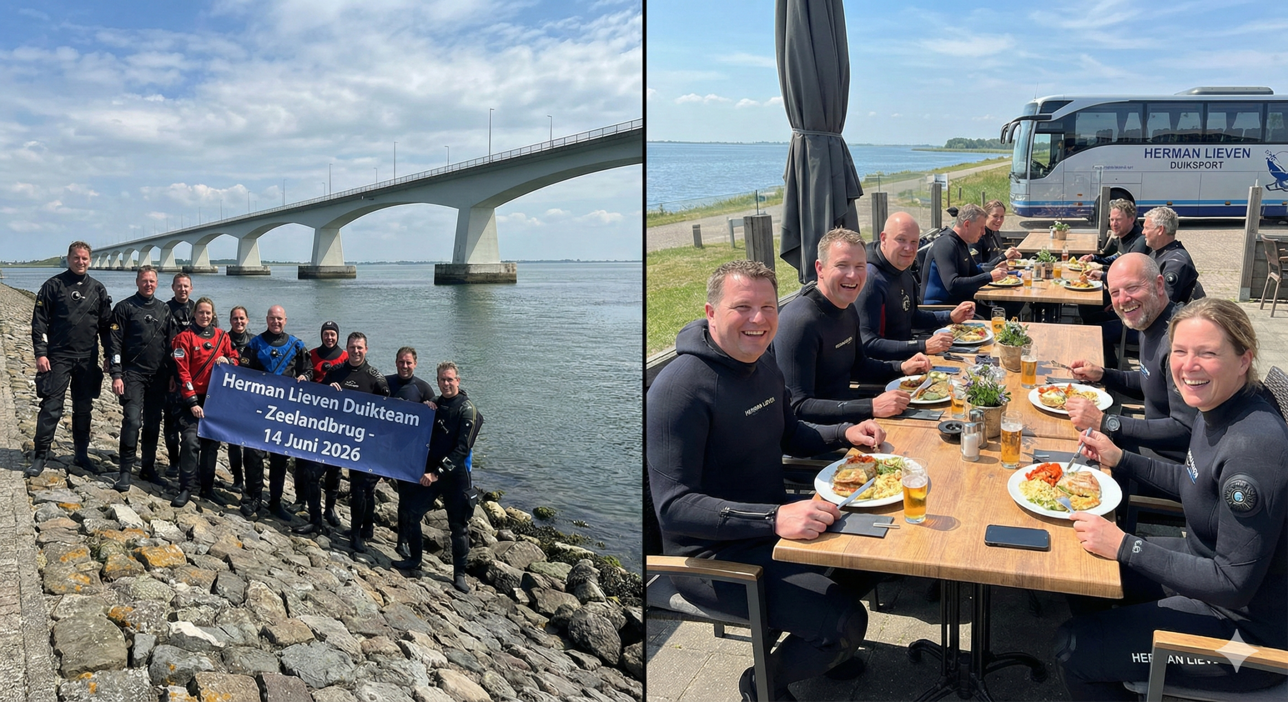 🤿 Duikteam Special: De Zeelandbrug & Relaxen in Den Osse