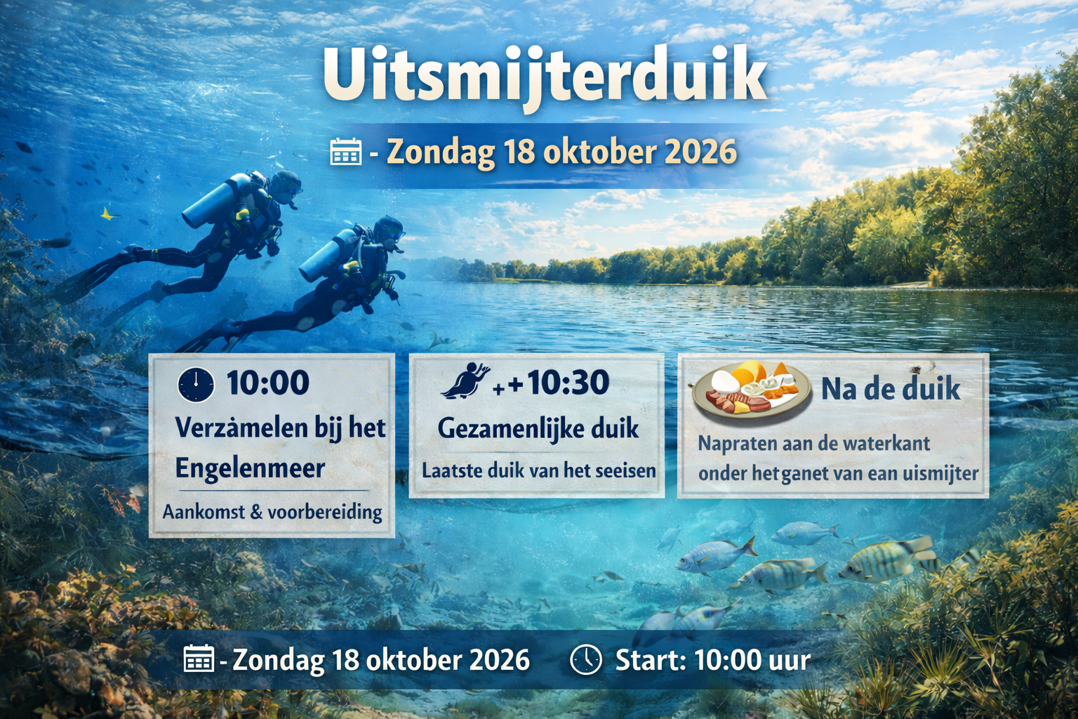 Uitsmijterduik – Zondag 18 oktober 2026