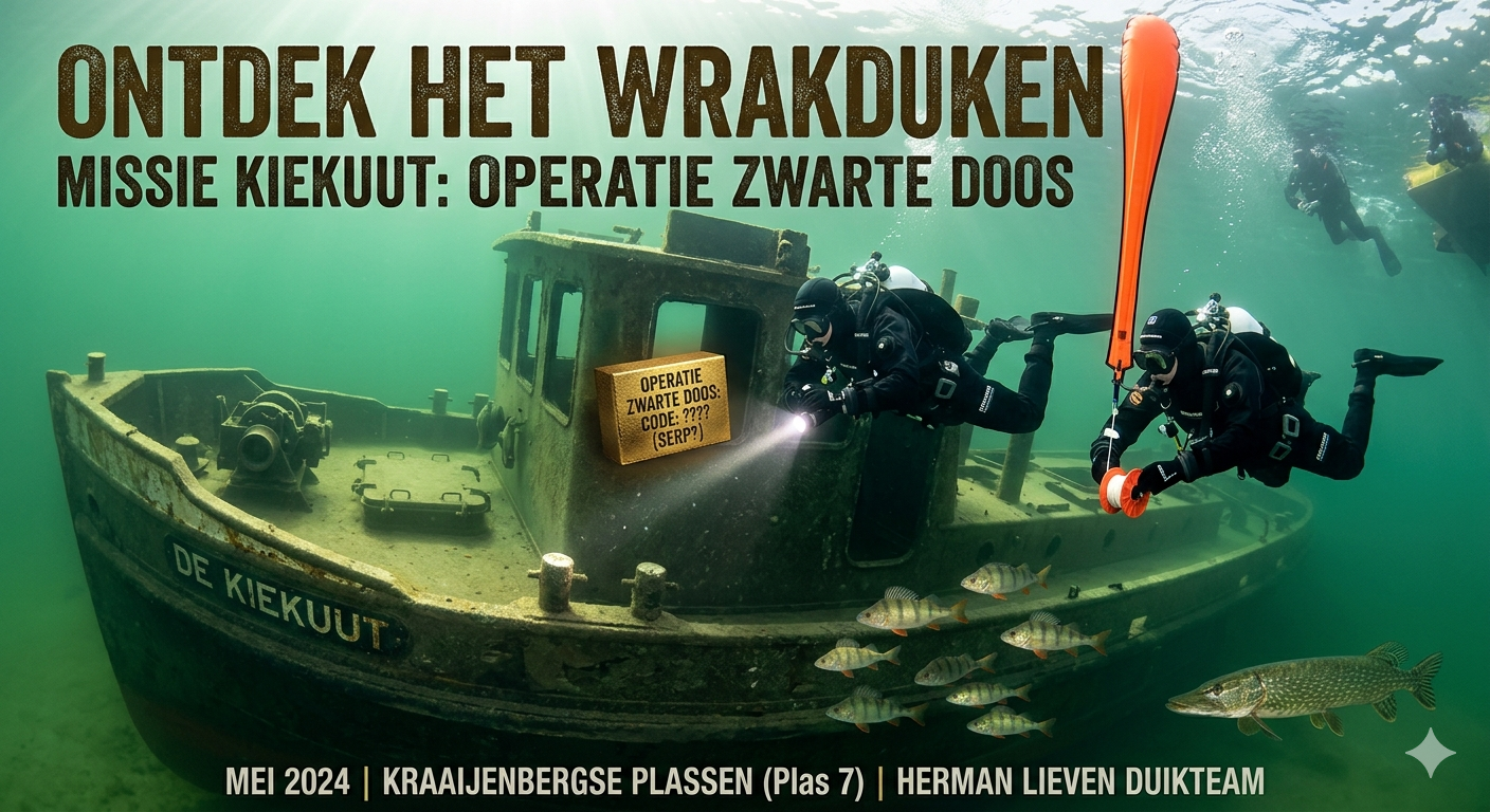 Duikteam Workshop: Ontdek het Wrakduiken ⚓ – Missie Kiekuut!