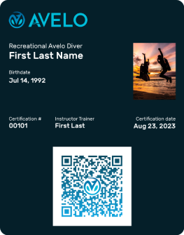 Avelo RAD certification card
